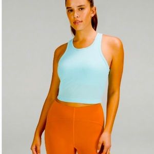 Lululemon Ebb to Street Cropped Racerback Tank